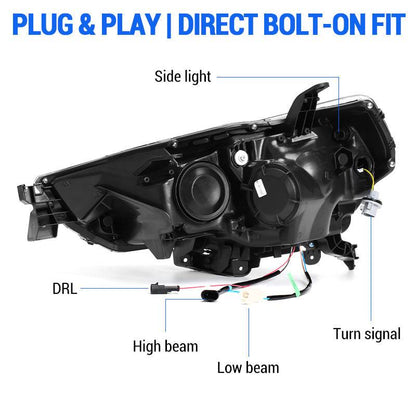 Toyota 4runner LED Headlight Assembly