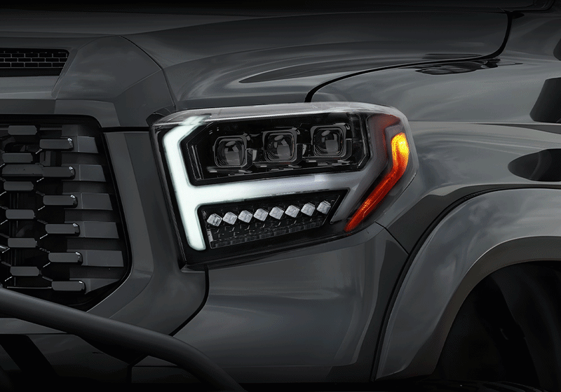 tundra headlights​ with animated startup lighting