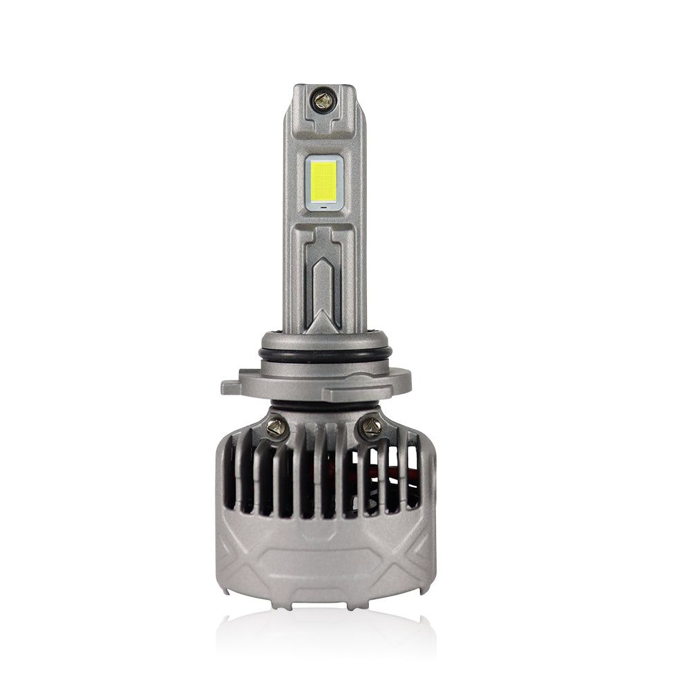 SP Pro Series 130W 9006 13000LM 6000K LED Headlight Bulb with advanced cooling fan and compact design for high-performance vehicle lighting upgrades.