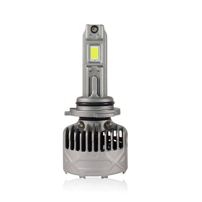 SP Pro Series 130W 9006 13000LM 6000K LED Headlight Bulb with advanced cooling fan and compact design for high-performance vehicle lighting upgrades.