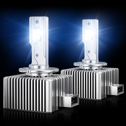 SUPAREE D1S D1R Bombillas LED para faros delanteros con 150W 6500K Blanco frío 