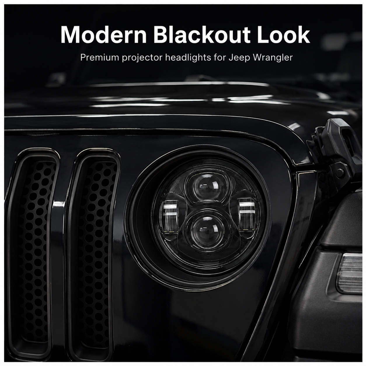 DOT Approved 7 Inch Round LED Headlights for 1997-2018 Jeep Wrangler JK/ TJ / CJ / LJ