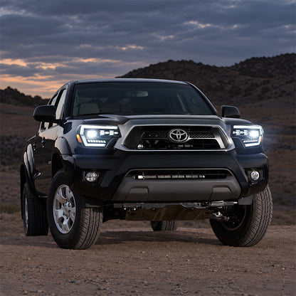 LED Projector Headlights for Toyota Tacoma 2012-2015 2nd Gen w/Dynamic DRL