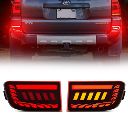 LED Lower Bumper Reflector Lights for 2003-2005 Toyota 4Runner