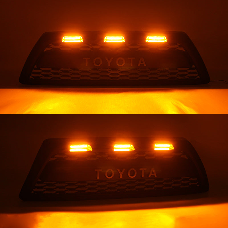 Toyota 4Runenr Front Grill With Grey Letter & Raptor Lights