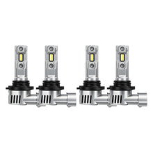 Set of four 9005 LED headlight bulbs for Toyota 4Runner, featuring high-lumen output and efficient cooling design for improved night driving.