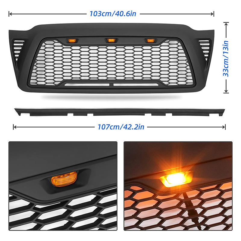 2006 toyota tacoma grille with raptor lights