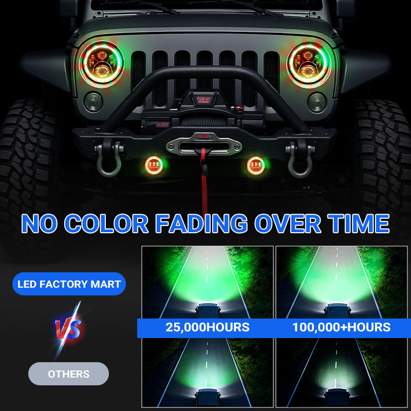 2007-2018-Jeep-JK-LED-Headlights-RGB-Halo-Amber-Turn-Signal-Fog-Lights-Jeep-Wrangler-Headlights