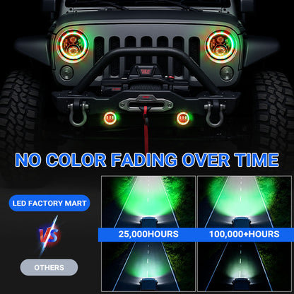 2007-2018-Jeep-JK-LED-Headlights-RGB-Halo-Amber-Turn-Signal-Fog-Lights-Jeep-Wrangler-Headlights