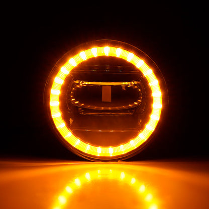 Conjunto de luz antiniebla con anillo halo DRL/señales de giro para Toyota Tundra 2007-2013