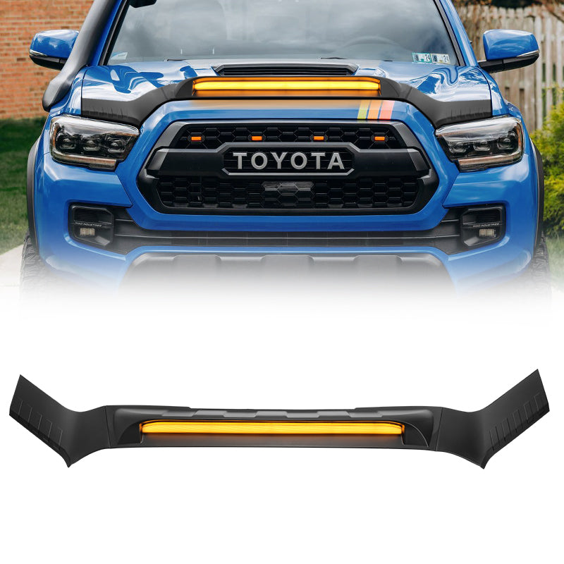toyota tacoma hood protector with led lights