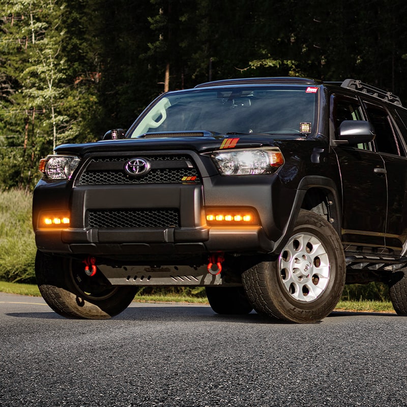 Switchback LED Fog Lights with Turn Signal Lights for 2010-2013 Toyota 4Runner