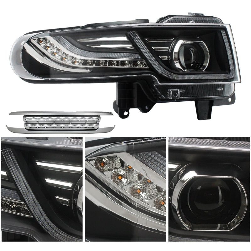 Toyota Fj Cruiser with headlights and grille
