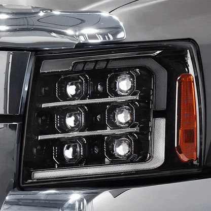 07-13 Chevrolet Silverado LED Projector Headlights