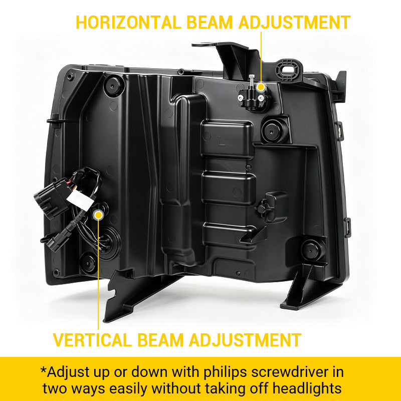 07-13 Chevrolet Silverado LED Projector Headlights