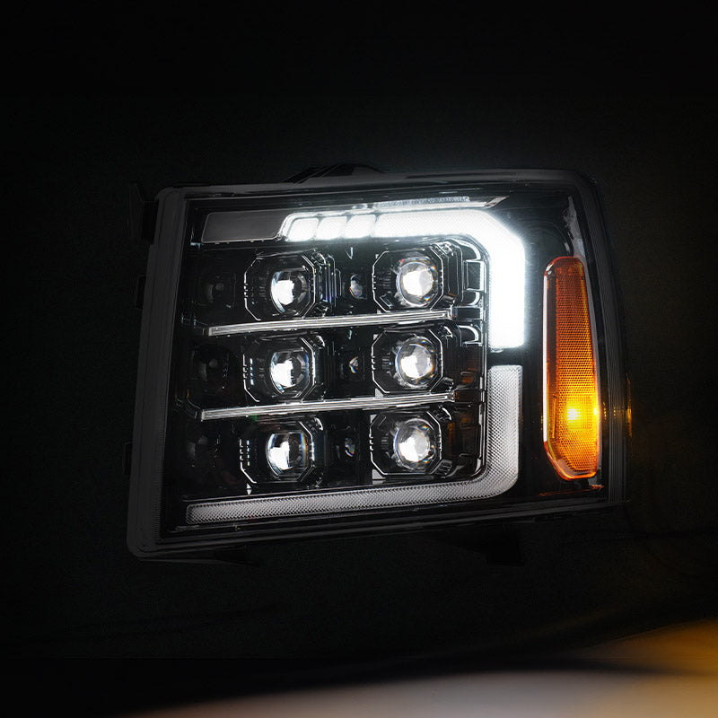07-13 Chevrolet Silverado LED Projector Headlights