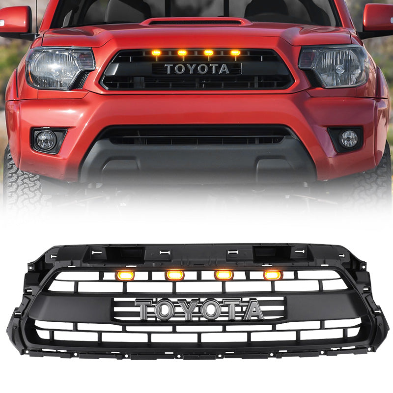 Parrilla Roxmad con luces Raptor para Toyota Tacoma 2012-2015