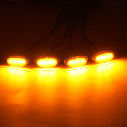 Amber LED grille marker light output