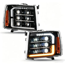 07-13 Chevrolet Silverado LED Projector Headlights