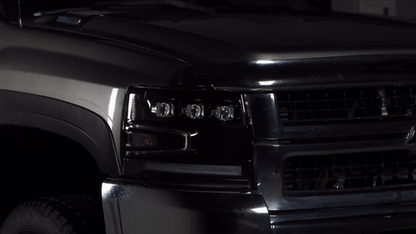 2007-2013 Chevy Silverado LED Projector Headlights | DOT & SAE Approved
