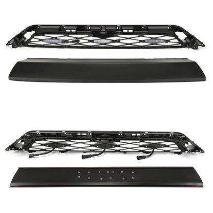 Combo de luces Raptor y parrilla delantera estilo TRD PRO para Toyota 4Runner 2014-2019