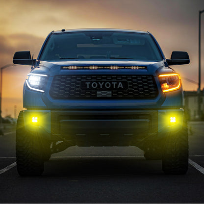 2014-2021 Toyota Tundra LED Headlights & Yellow Fog Light Combo