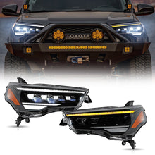 LED Projector Headlight Assembly for 2014-2024 Toyota 4Runner with Sequential Turn Signals