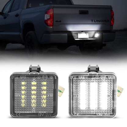 Luces de matrícula LED completas para Toyota Tundra 2014 y posteriores