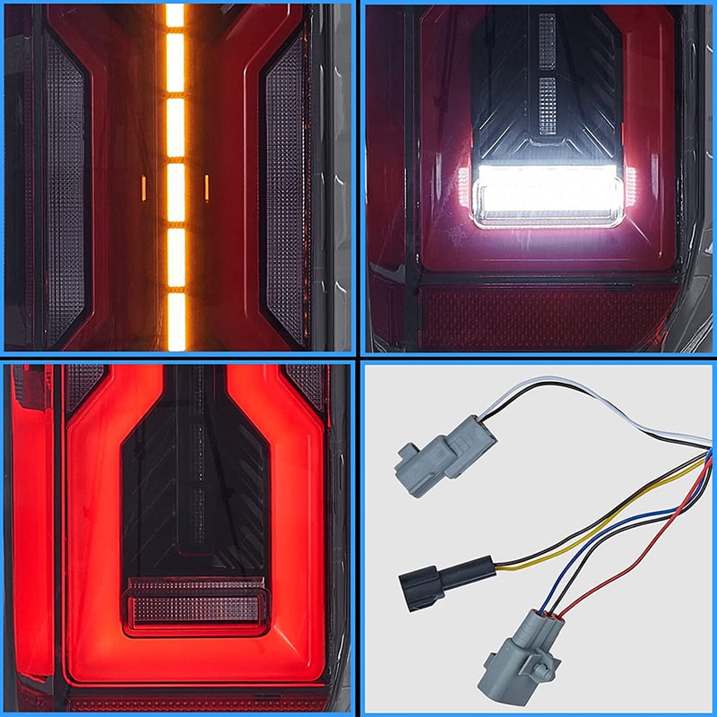 Luces traseras LED con animación de inicio para Toyota Tundra 2014-2021