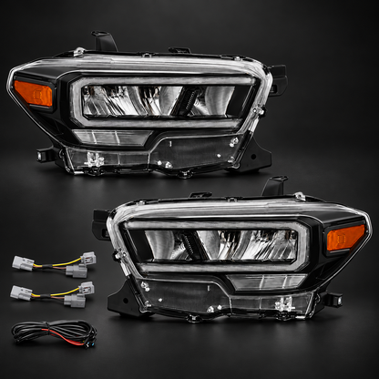LED Reflector Headlights for 2016–2023 Toyota Tacoma