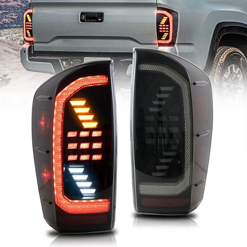 Roxmad LED Taillights With Sequential Indicators Turn Signals For 2016-Later Toyota Tacoma
