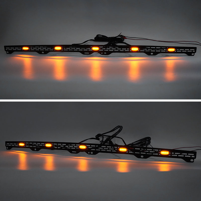 Scoop Grille Mesh Insert with Amber LED Lights for 2014-2021 Toyota Tundra