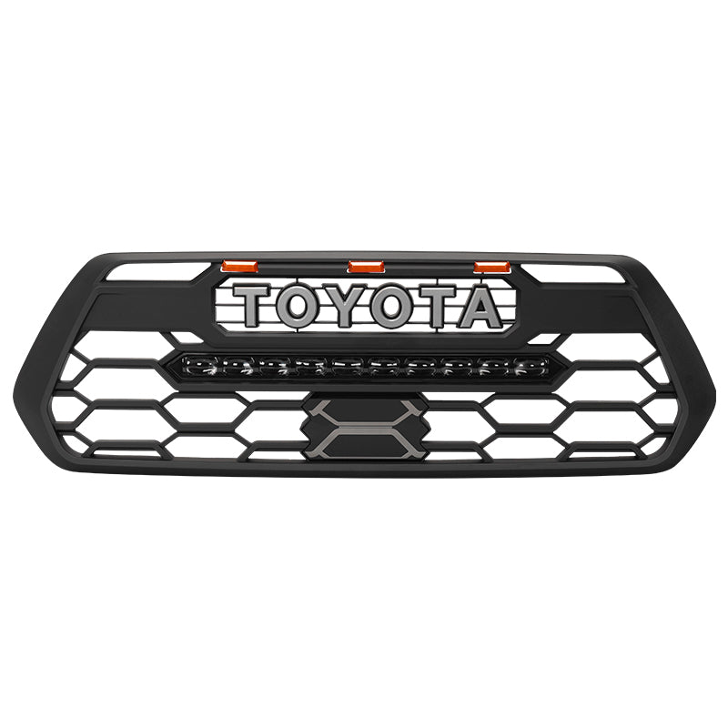2022 toyota tacoma grille  with led light bar