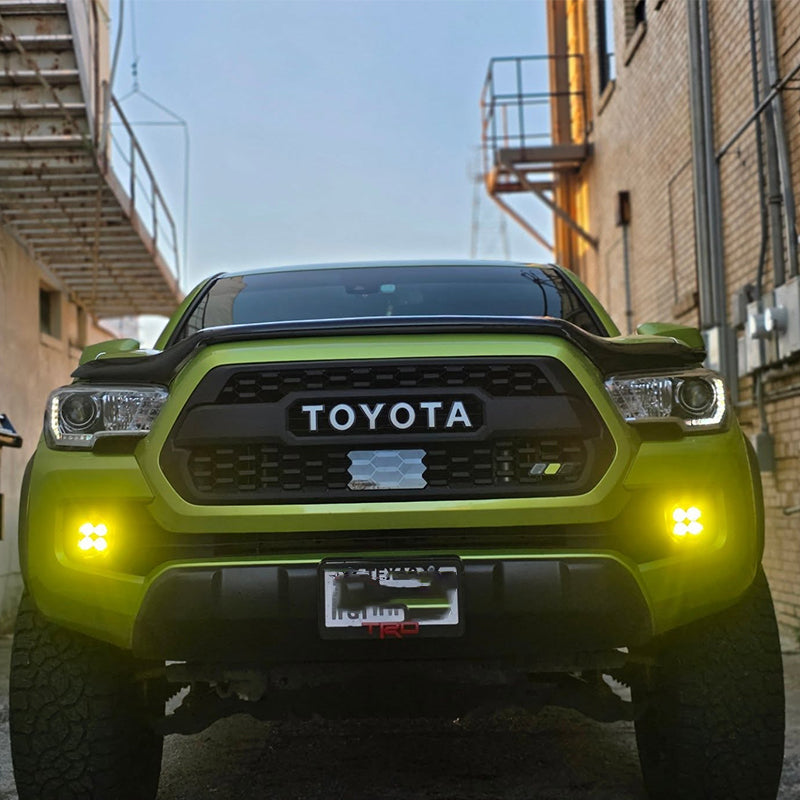 Luces antiniebla LED Roxmad con lente amarilla para Toyota Tacoma 2005 y posteriores