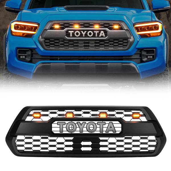 Tacoma タコマ　TRDproグリル　2016以降 Amazon.com: MEGAIE TRD Pro Style Grille Compatible with