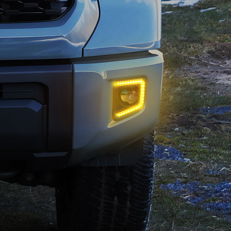 WEISEN Push Switch Button With LED Light For Toyota Tacoma Tundra 4Runner – Fog/Light Bar – 1.28"x0.87"