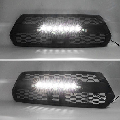 TRD Pro Style Front Grill Replacement with LED Off-Road Lights for 2016-2023 Toyota Tacoma