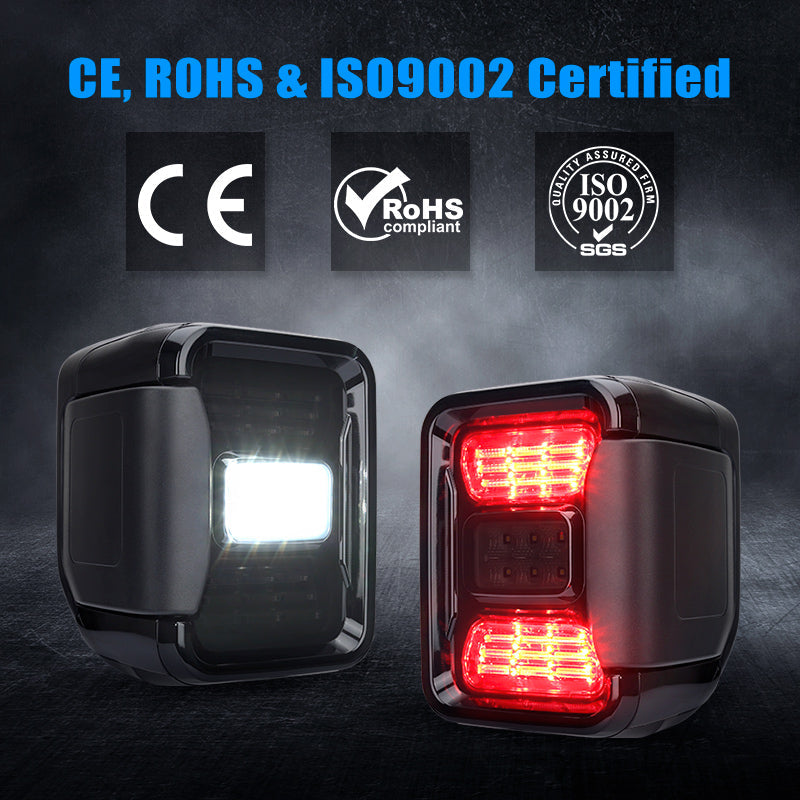 Multi-Function LED Tail Lights for Jeep Gladiator JT 2020-Later
