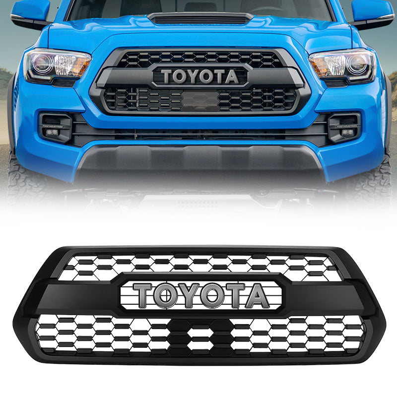 2020 toyota tacoma grilles with led lights