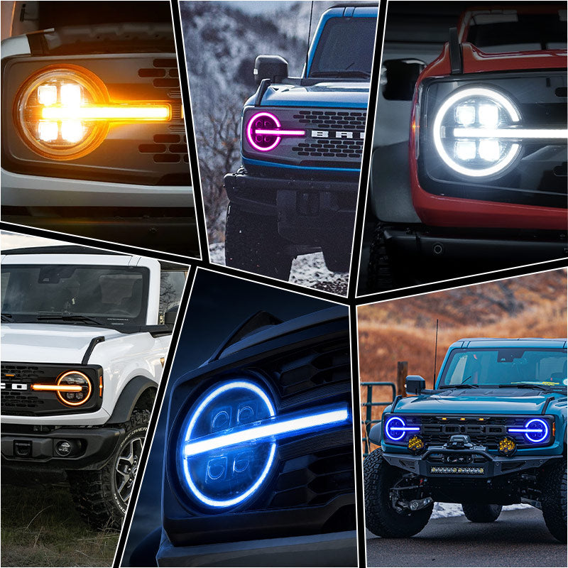 ford bronco led headlights