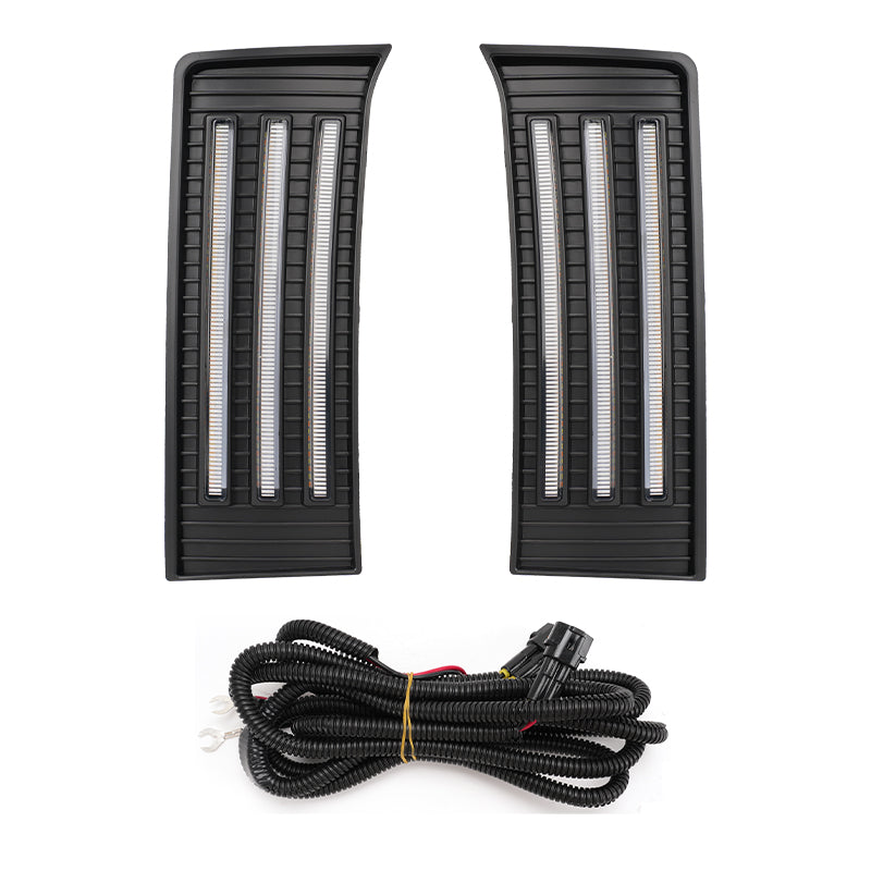 Triple LED DRL Fog Lights for 2022-2025 Toyota Tundra