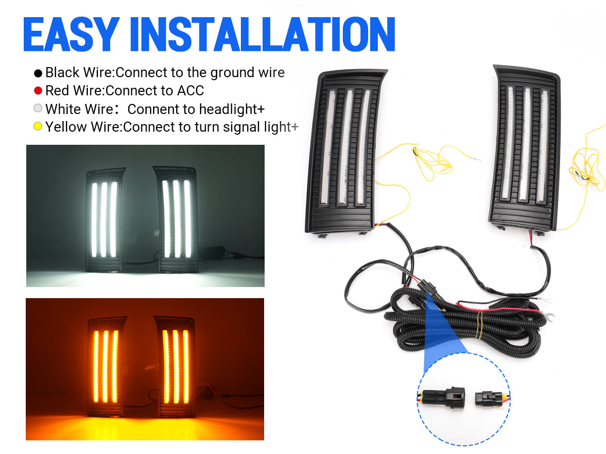 Easy Plug & Play Installation for tundra fog lights