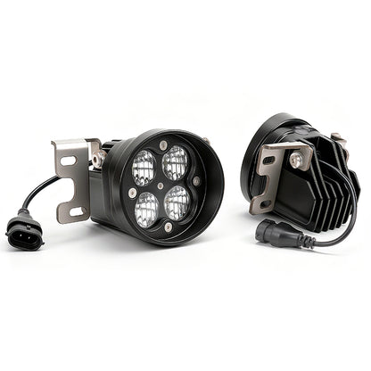 One-piece waterproof LED fog lights for Toyota Tacoma with IP68 sealing to prevent fogging or moisture