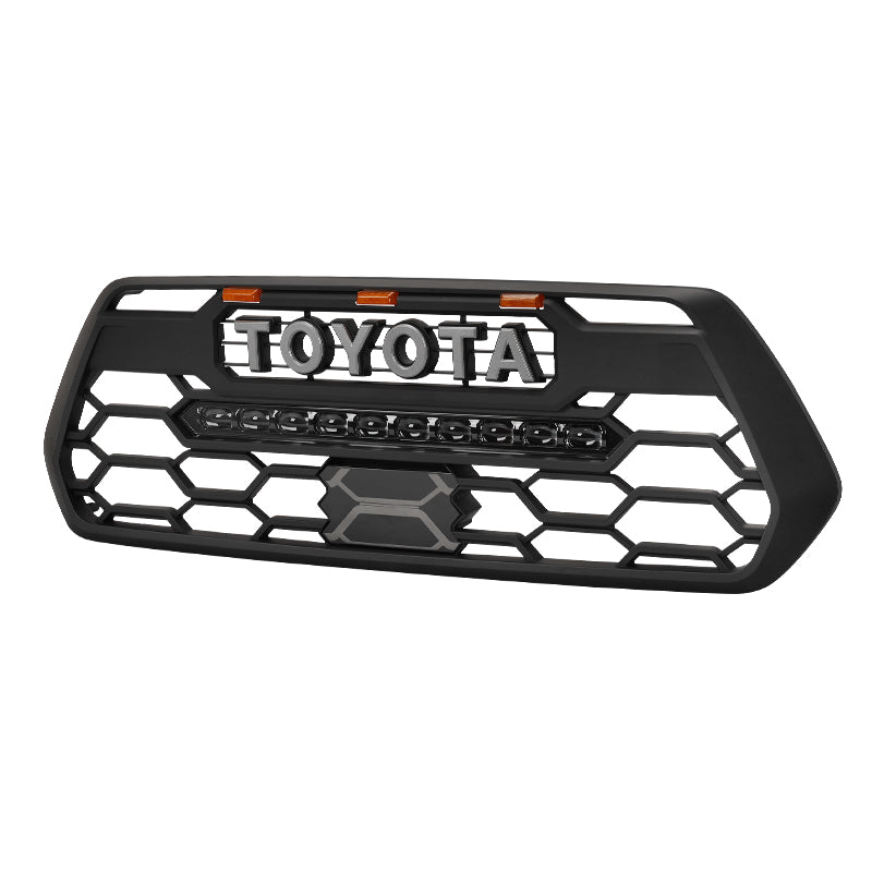 tacoma grille replacement with led light bar