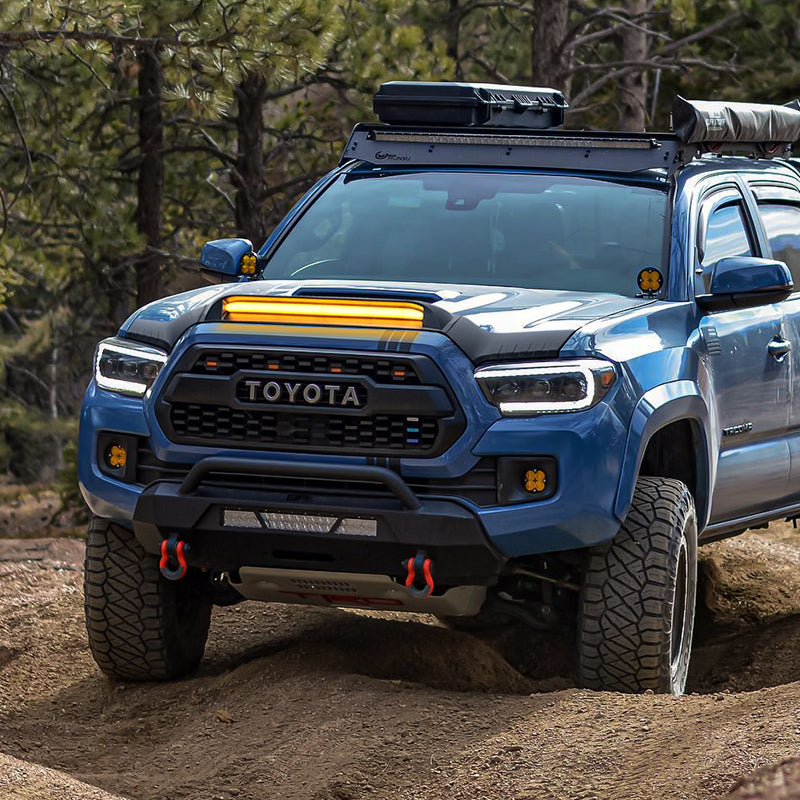 toyota tacoma hood protector with led lights