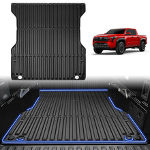 heavy-duty rubber truck bed mat for 2024-2025 Toyota Tacoma 5FT bed.