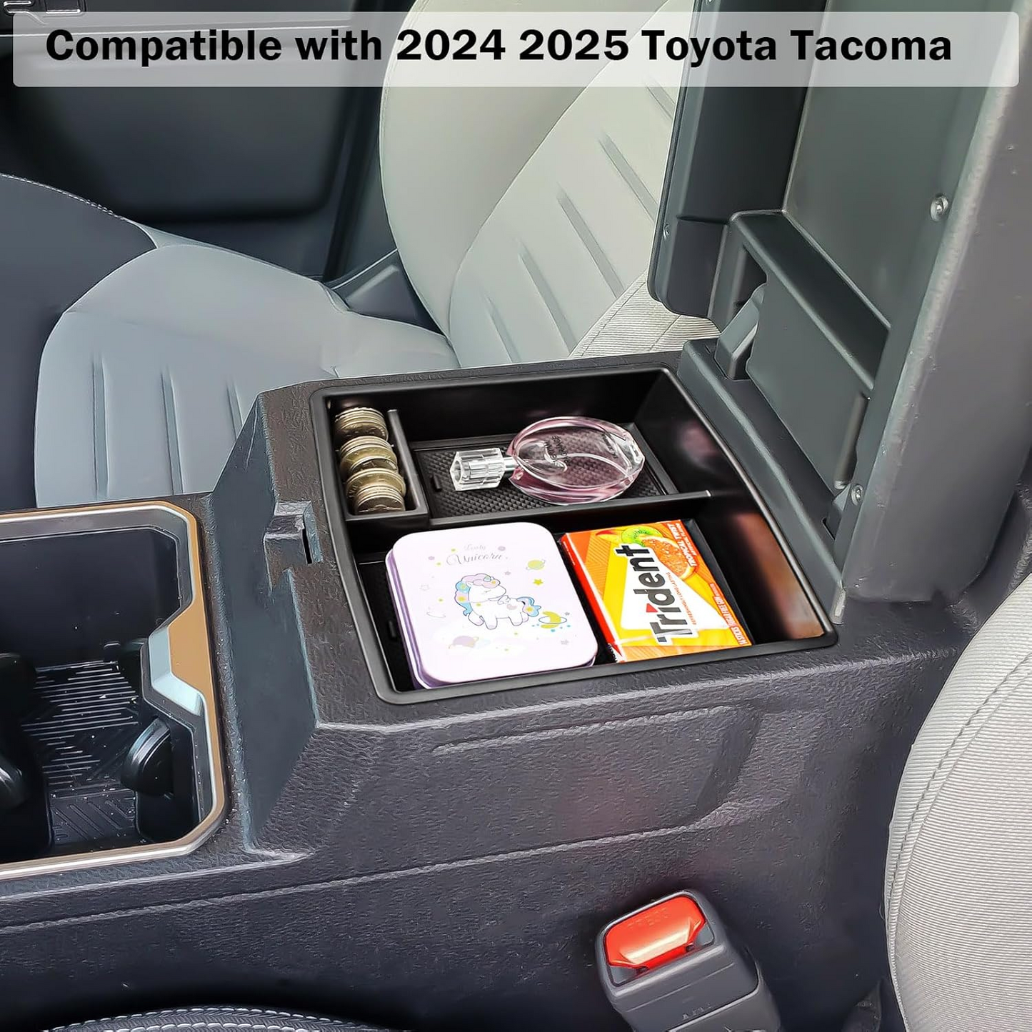 Center Console Organizer Storage Box for 2024-2025 Toyota Tacoma
