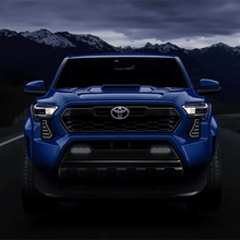 2024-2025 Toyota Tacoma LED fog lights with bright white DRL on