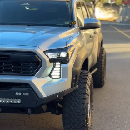 Luces LED de circulación diurna con luces intermitentes para Toyota Tacoma 2024-2026