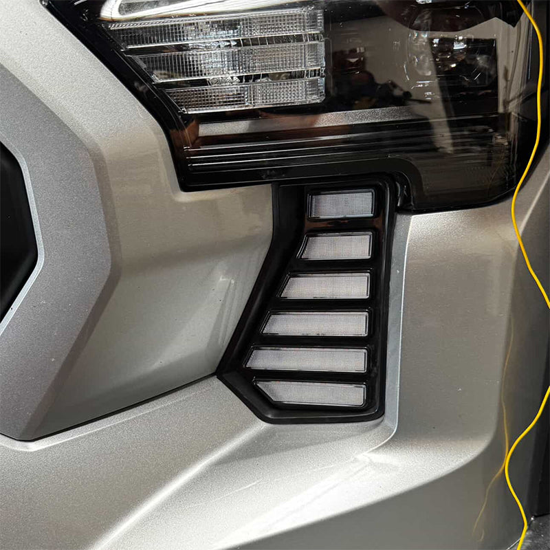 Luces LED de circulación diurna con luces intermitentes para Toyota Tacoma 2024-2026